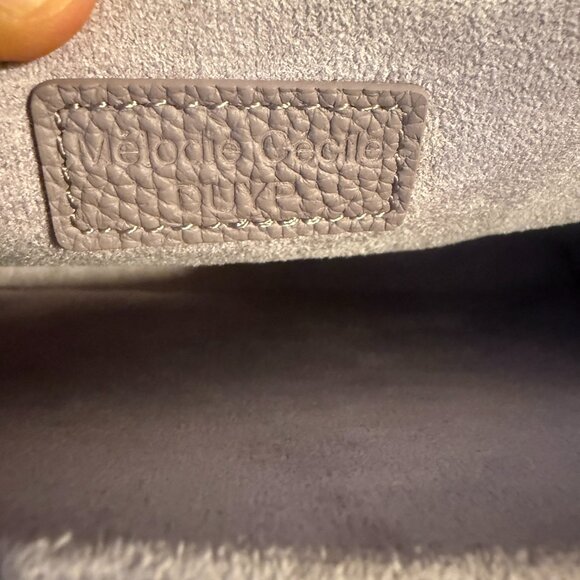 Mélodie Cécile "Paris 15" Satchel Crossbody bag -DUYP X AARYN MLC Icey Lilac-NWT - Picture 4 of 10
